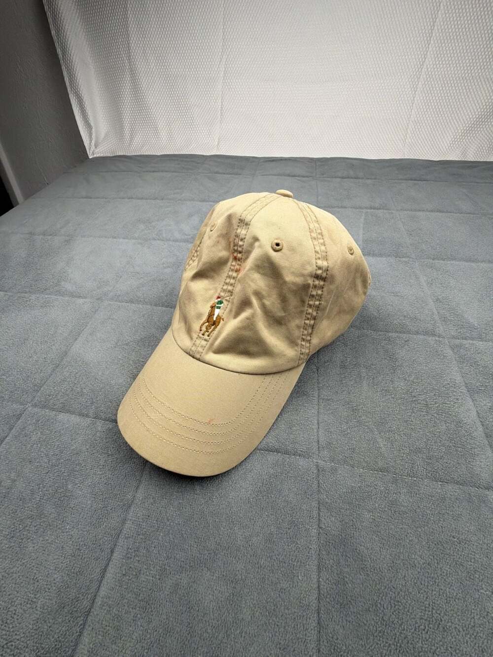 Polo Ralph Lauren Tan Baseball Cap with Leather Strap - Picture 2 of 10